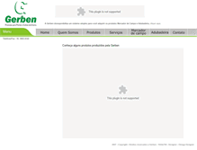 Tablet Screenshot of gerben.com.br